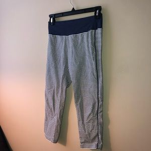 Striped athletic pants